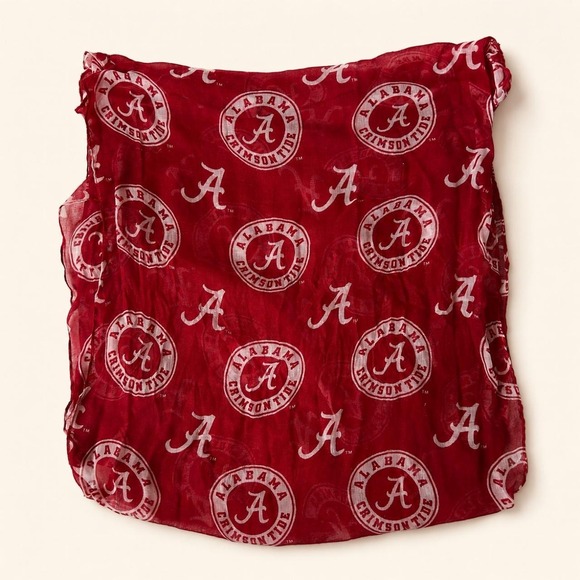 Accessories - Red University of Alabama Crimson Tide semi-sheer infinity scarf